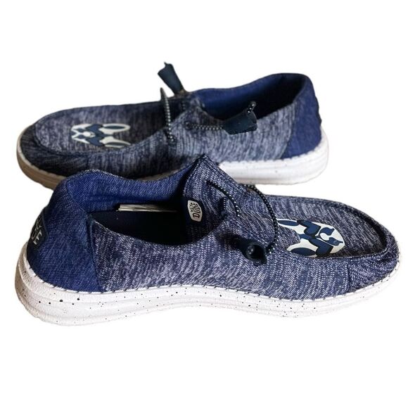 Hey Dude Women's Wendy Knit Slip On Shoes Custom French Bulldog Size 7 - Picture 5 of 7